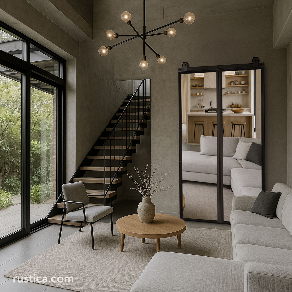 Ponder Mirror Single Bifold Barn Door